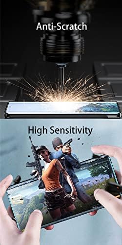 CUFEREDU 2 Adet 3D Kavisli Temperli Cam Filmi Samsung Galaxy S23 Ultra 5G 6.8 HD Temizle Dokunmatik Duyarlı Parmak