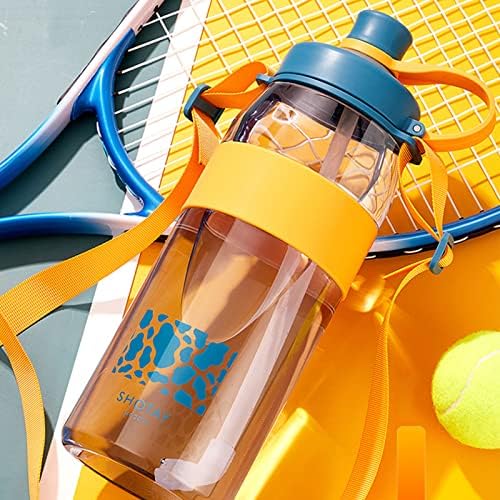 COMEONE Spor Su Şişesi-Sızdırmaz ve BPA İçermez Tritan Çıkarılabilir Saman, Fitness ve Açık Hava Sporları için gün
