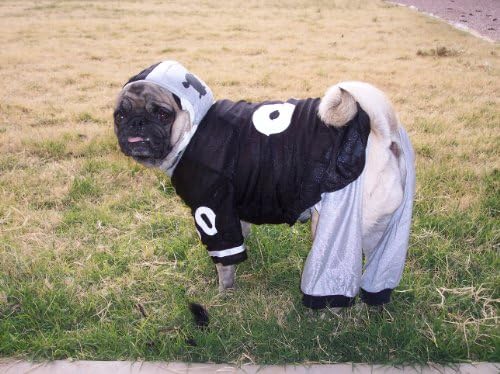 Dog Gone Cute by Lou's Doggie Boutique 4 Parça Futbol Kostümü (Forma, Pantolon, Kask ve Oyuncak Top) - S