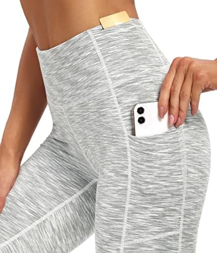 IUGA Tayt Cepler ile Kadınlar için Yüksek Bel Yoga Pantolon Kadınlar için 4 Yönlü Streç Egzersiz Tayt Kadınlar için