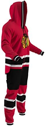 Hokey Sockey Chicago Blackhawks Buz Takımı Renkli Logo NHL Lisanslı Onesies Fan Giyim