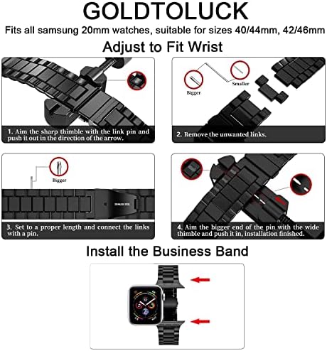 Apple saat bandı iwatch Ultra Serisi 8/7/6/5/4/3/2/1/SE/SE2, 38/40/41/42/44/45/49mm, katı paslanmaz çelik şerit Metal