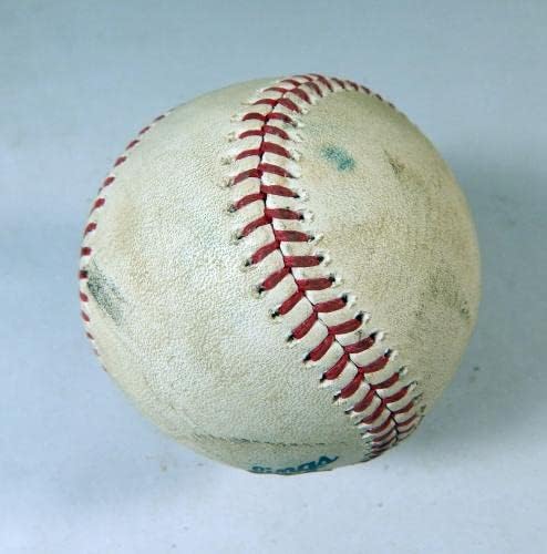 2022 Milwaukee Brewers Miami Marlins Maçı Kullanılmış Beyzbol Scott Luis Urias Faul Maçı Kullanılmış Beyzbol Topları