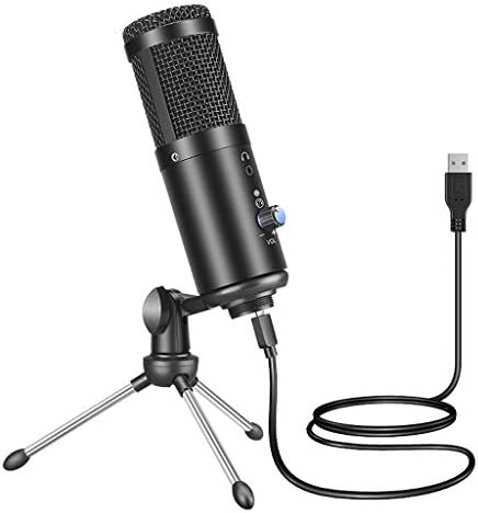 HGVVNM Mikrofon USB Kondenser Mikrofonlar Dizüstü Bilgisayar için Kayıt Stüdyosu Akış Oyun Karaoke Videoları
