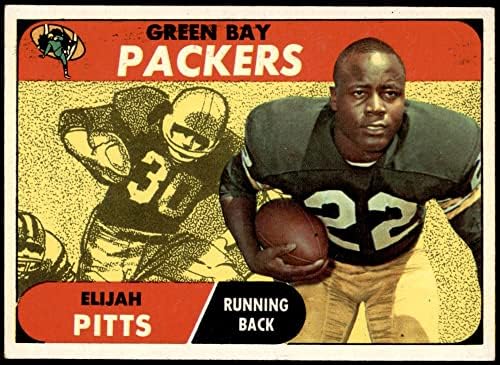 1968 Topps 79 Elijah Pitts Green Bay Packers (Futbol Kartı) VG + Packers Çapkın Smith