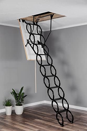STAİRLUXE COMP Metal Makaslı Çatı Merdiveni, 31,5 inç x 23,5 inç, Çatı Merdivenleri