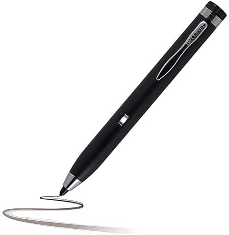 Navitech Siyah Mini İnce Nokta Dijital aktif iğneli kalem ile Uyumlu Yuntab K107 Tablet 10.1 inç 1.3 GHz MT6580 dört
