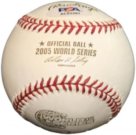 Roger Clemens İmzalı 2005 WS Beyzbol İmzalı Astros PSA / DNA AL82287 - İmzalı Beyzbol Topları
