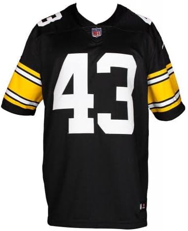 Troy Polamalu İmzalı Pittsburgh Steelers Siyah Nike Sınırlı Futbol Forması JSA İmzalı NFL Formaları