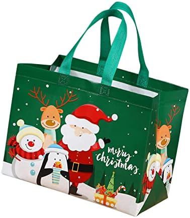 MESSİYO Noel Bez Çantalar Kolları ile BagMultifunctional Noel Çanta Hediyeler için Sarma Alışveriş Parti Malzemeleri