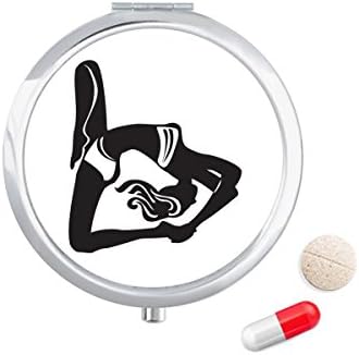Yoga Kız Streç Sağlıklı Tutmak Spor Hap Durumda Cep tıbbi saklama kutusu Konteyner Dağıtıcı
