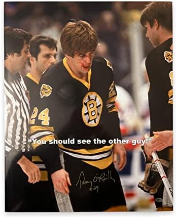 Terry o'reilly İmzalı İmzalı 16x20 Fotoğraf NEP-İmzalı NHL Fotoğrafları