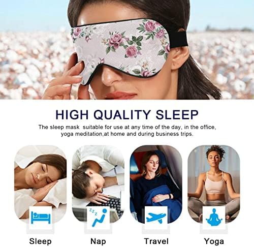 Nefes Uyku Gözler Maske, Serin Duygu Göz Uyku Kapak için Yaz Dinlenme, elastik Konturlu Körü Körüne için Kadın ve
