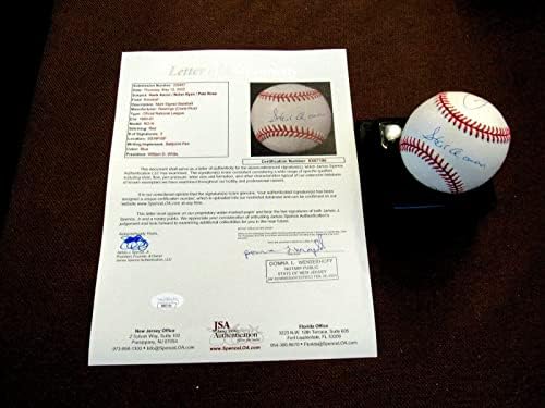 Hank Aaron Nolan Ryan Pete Rose Mlb Kings Hof İmzalı Otomatik Onl Beyzbol Sgc Jsa İmzalı Beyzbol Topları