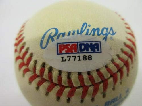 Ivan Rodriguez Texas Rangers, Resmi Amerikan Beyzbol Ligi PSA DNA İmzalı Beyzbol Toplarını imzaladı