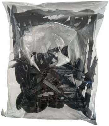 ウェ Wel ((Welzo) Biyo-Plastik Pimler, Siyah, 40'lı Paket