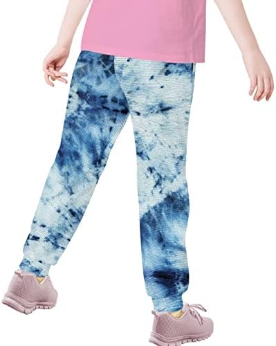 Aoopistc çocuk Spor Sweatpants Küçük Büyük Erkek Kız Düzenli Fit Uzun cepli pantolon Seyahat Tatil Kıyafet