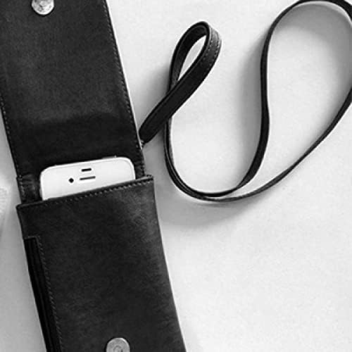 İsveç Bayrağı Desen Telefon cüzdan çanta Asılı Cep Kılıfı Siyah cep