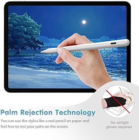 Eğime Duyarlı Manyetik Tasarıma Sahip iPad 10. Nesil için Stylus Kalem 2018 ve Sonraki Modellerle Uyumlu Apple iPad