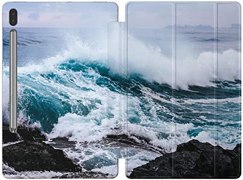 Lex Alternatif Kılıf Samsung Tab ile Uyumlu A 10.1 2019 2020 S7 S6 Lite 10.5 S5e S4 S3 S2 9.7 inç A 8.0 A7 10.4 Okyanus