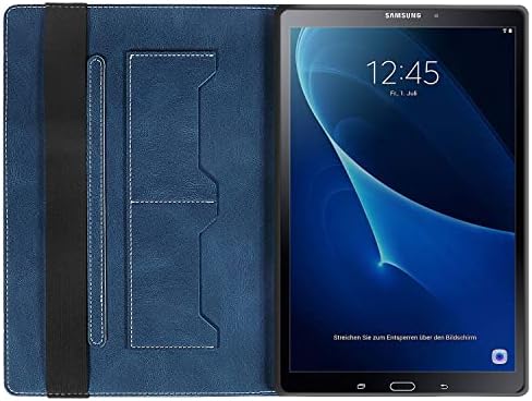 Darbeye Koruyucu Kılıf Samsung Galaxy Tab ile uyumlu Bir 10.1 İnç (SM-T580/T585/T587) PU Deri Kılıf Davayı Korumak