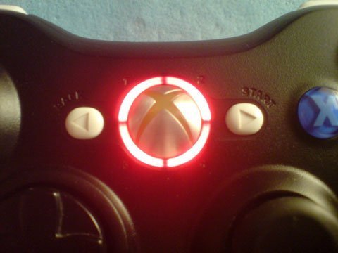 Xbox 360 denetleyici led mod ışık halkası LED'leri-kırmızı
