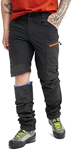 RevolutionRace Erkek GP Pro Fermuarlı Pantolon, Tüm Açık Hava Etkinlikleri için Dayanıklı, Havalandırmalı ve Dönüştürülebilir