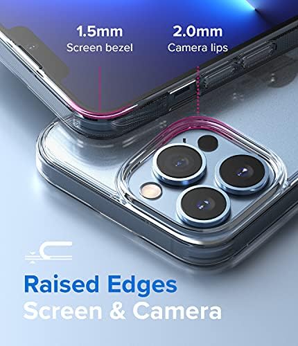 Ringke Fusion [Parmak İzi Önleme Teknolojisi] iPhone 13 Pro Max Kılıf ile Uyumlu, Koruyucu Sağlam Arka Darbeye Dayanıklı