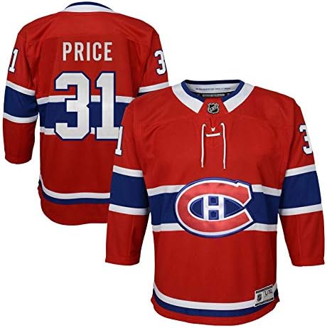 Carey Price Montreal Canadiens 31 Kırmızı Ev Sahibi Genç Premier Oyuncu Forması