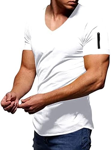 Bmısegm Yaz Erkek Plaj Gömlek Erkek Yaz Moda Rahat Düz Renk Fermuarlı Cebi T Shirt Uzun Kollu Egzersiz Gömlek