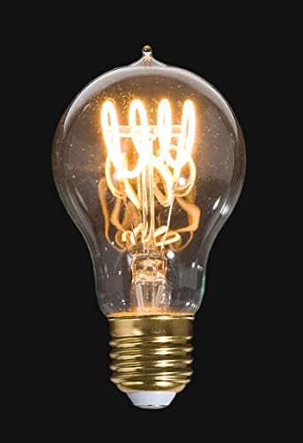 Vintage tarzı döngü Filament, A19 şekli ile B&P Lamp® orta taban E26 led Edison ampul