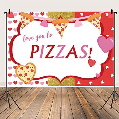 Pizza Dükkanı Fotoğraf Arka Plan Pizza Partisi Dekorasyon Zemin Malzemeleri Sahne Seni Seviyorum Pizza Doğum Günü
