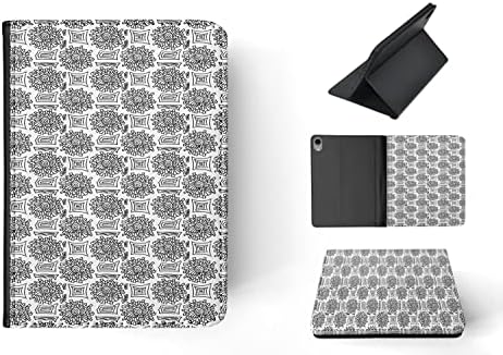 Elle Çizilmiş Çiçek Desen 19 FLİP Tablet kılıf Kapak Apple İPAD Mini için (2021) (6TH GEN)