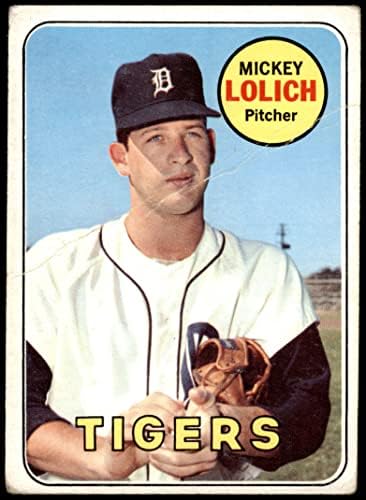 1969 Topps 270 Mickey Lolich Detroit Kaplanları (Beyzbol Kartı) ADİL Kaplanlar