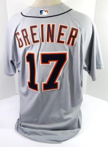 2020 Detroit Tigers Grayson Greiner 17 Oyun Verilen Gri Jersey 50 DP38810 - Oyun Kullanılan MLB Formaları