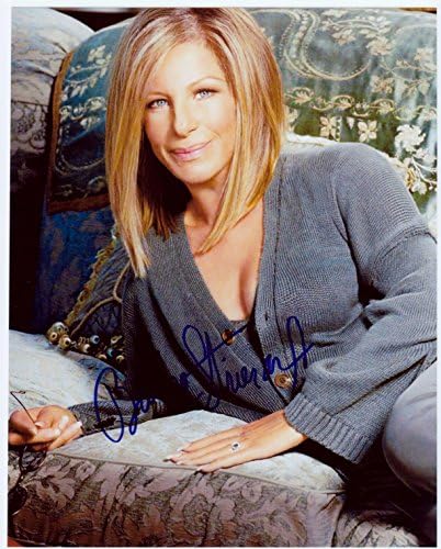 Barbra Streisand, Parlak Fotoğraf Kağıdına 8 X 10 Fotoğraf Görüntüleme İmzası