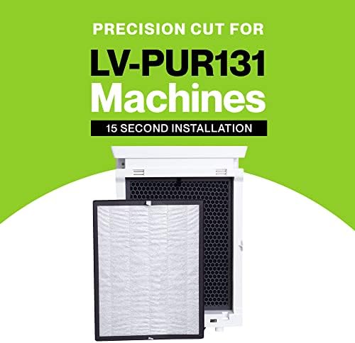 Durabasics Hava Temizleyici için Yedek Filtre Levoit LV-PUR131 / 2 HEPA filtreleri ve 2 Aktif Karbon Ön Filtreler