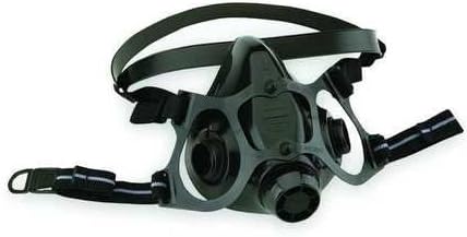 MDMprint Yarım Maske Maskesi, Silikon, Siyah PK-4