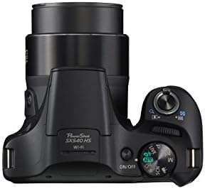 Canon PowerShot SX540 Dijital Fotoğraf Makinesi w/ 50x Optik Zoom-Wi-Fi ve NFC Özellikli (Siyah) (Yenilendi)