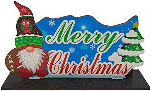 LBwX8B Noel Yaratıcı DIY Ahşap Ev Dekorasyonu Öğrenci Hediyeler Noel Süslemeleri