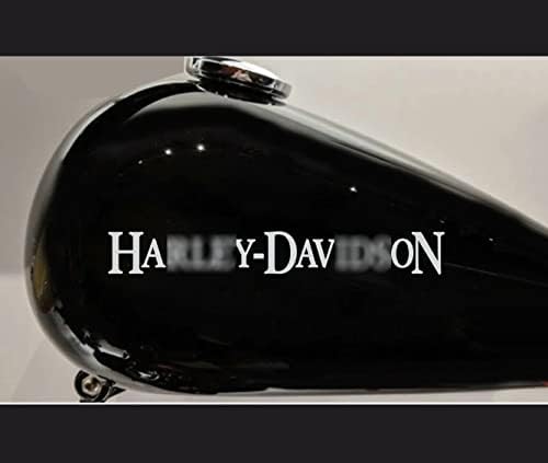 Harley.D Gaz Tankı Çıkartması 2 Adet (Gümüş)