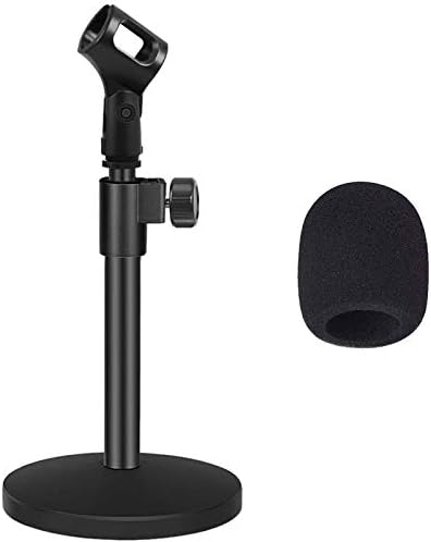 Masaüstü Mikrofon Standı, Mikrofon Köpük Kapaklı Ayarlanabilir Mikrofon Standı, Mavi Yeti Kartopu Kıvılcımı ve Diğer
