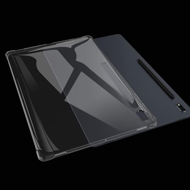 Zekıng Samsung Galaxy Tab için Tasarlanmış S8+/ S8 Artı Durumda, kristal Berraklığında Yumuşak Esnek Şeffaf TPU Cilt