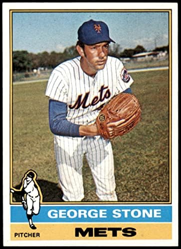 1976 Topps 567 George Stone New York Mets (Beyzbol Kartı) NM + Mets
