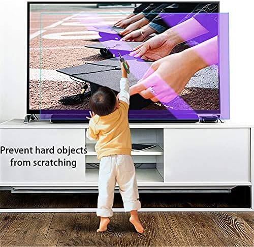 KELUNIS 32-75 inç TV ekran koruyucu, filtre mavi ışık ve güneş ışığı parlama koruyucu film, göz yorgunluğunu azaltmak,