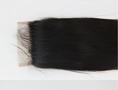 DaJun Saç 6A Dantel Kapatma 5 5 Ağartılmış Knot Ppilippines işlenmemiş insan saçı Düz Doğal Renk